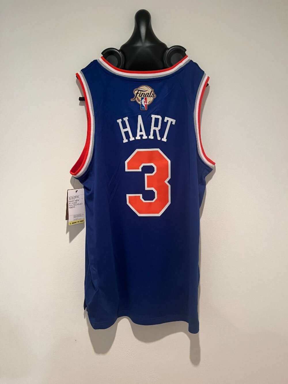 Josh Hart #3 New York Knicks 2026 Finals Jersey Blue Jersey New Men's Size Large